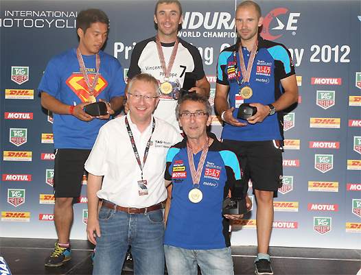 <b>Le Suzuki Endurance Racing Team de Dominique Méliand, Champion du Monde d'Endurance pour la 12e fois (photo FIM)</b>