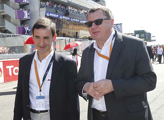 <b>Pierre Fillon - Président de l'ACO et Jacques Bolle - Président de la FFM (photo Gérard Delio/Photopress)</b>