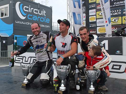 <b>Podium Championnat de France Supermotard National (photo FFM)</b>