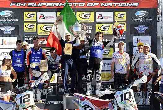 <b>Podium : France, Italie et la République Tchèque (photo Youthstream)</b>