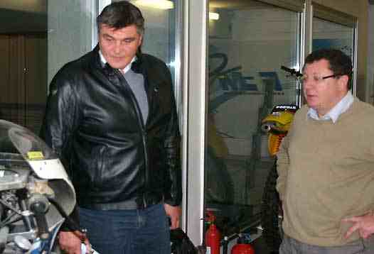 <b>David Douillet - ancien Ministre des Sports et actuel Député des Yvelines et Jacques Bolle - Président de la FFM (photo FFM)</b>