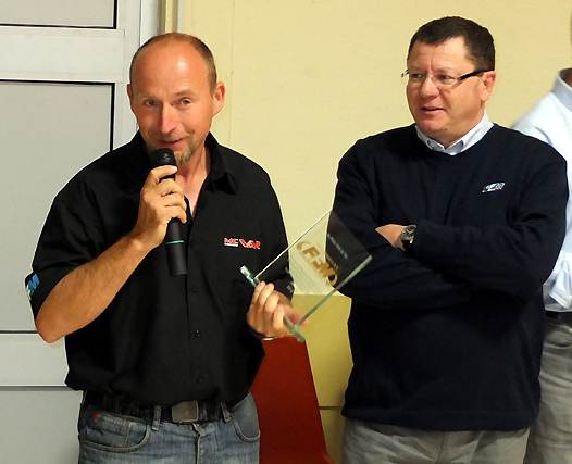 <b>Eric Michel - Président du MC du Var, et Jacques Bolle - Président de la FFM (photo Luc Guillaume)</b>