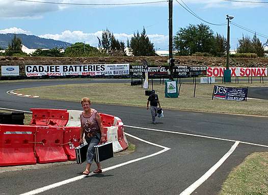 <b>Les chronométreurs prennent leurs marques sur ce circuit fonctionnel et bien conçu (photo Yumé Com)</b>