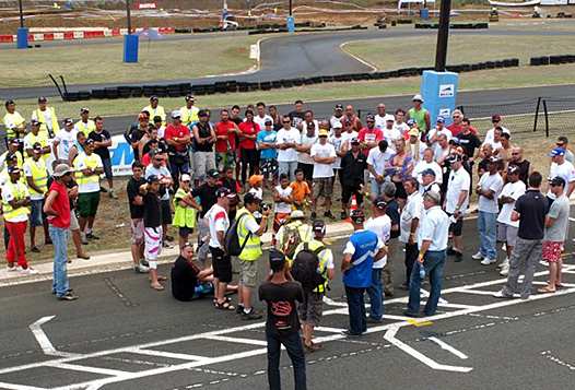 <b>Briefing très complet où même les plus petits du Mini-Vert furent attentifs (photo Yumé Com)</b>