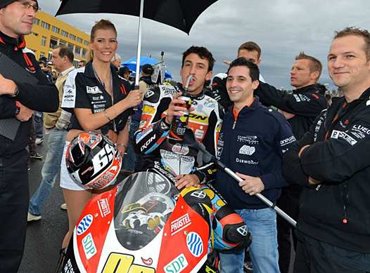 <b>Louis Rossi - FTR Honda-Racing Team Germany et Alexis Masbou - Honda-Caretta Technology, convalescent (photo Racing Team Germany)</b>