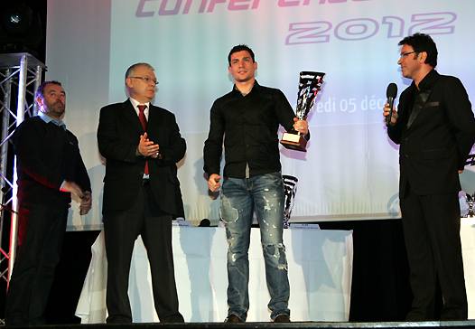 <b>Sylvain Barrier - Vainqueur de la Coupe du Monde FIM Superstock 1000cc (photo Jean-Paul Ancion/FFM)</b>