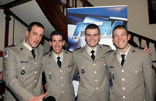 <b>L'Equipe de France d'Enduro EEAT FFM-Yamaha : Alexandre Queyreyre, Marc Bourgeois, Kévin Rohmer et Antoine Basset (photo Jean-Paul Ancion/FFM)</b>