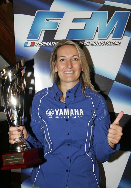 <b>Emmanuel Clair - Yamaha, Vainqueur de la Coupe du Monde FIM de Baja Féminin (photo Jean-Paul Ancion/FFM)</b>