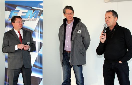 <b>Jacques Bolle - Président de la FFM, François-Xavier Huille et Yves Kerlo - H-KER (photo Luc Guillaume/Patrick Tran Duc/FFM) </b>