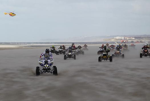 <b>Départ du Quaduro (photo Ville du Touquet Paris Plage - A. Gremont - L. de Michiel)</b>