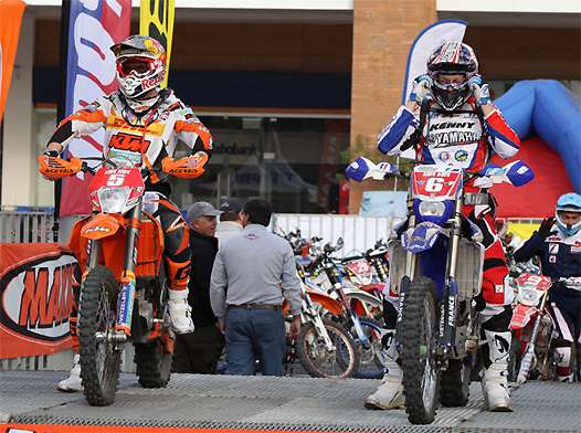 <b>Johnny Aubert - KTM et Antoine Basset - Yamaha-EEAT FFM (photo ABC Com)</b>
