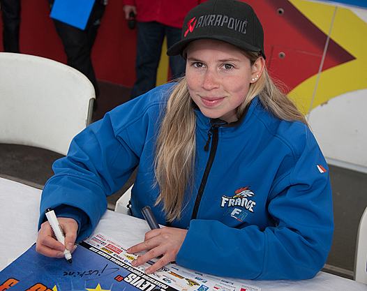 <b>Justine Charroux - Yamaha (photo Youthstream)</b>