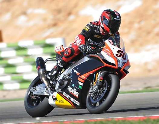 <b>Sylvain Guintoli - Aprilia (photo worldsbk.com)</b>