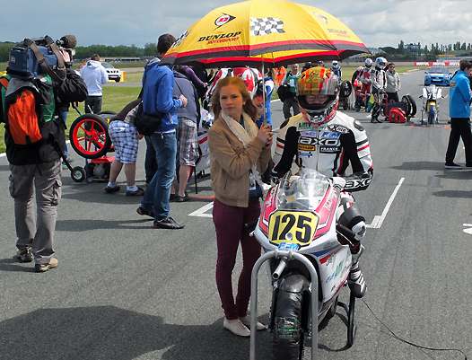 <b>Moto3 : Enzo Boulom - Honda, 3e samedi malchanceux dimanche (photo Yume.com)</b>