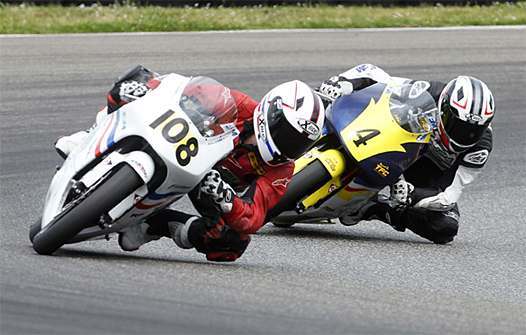<b>Maximilien Bau #108 - Honda et Karl Croix #4 - Honda (photo Gérard Delio/Photopress)</b>