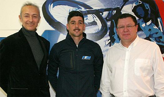 <b>Philippe Thiebaut - Directeur Technique National, Christophe Bruand - Entraîneur National de Trial et Jacques Bolle, Président de la FFM (photo FFM)</b>