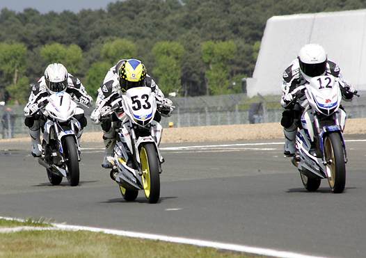 <b>Morgann Mulot-Garcia #12, Valentin Grimoux #53 et Kevin Gadoud #7 (photo Jean-Paul Ancion/FFM)</b>