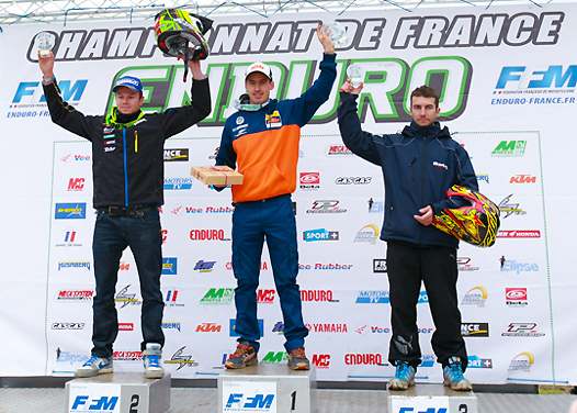<b>E3 : Podium du samedi (photo enduro-france.fr)</b>