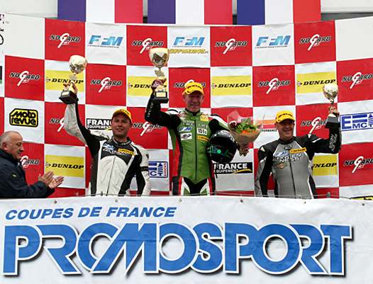 <b>Podium Finale 1 Promo Découverte (photo Gérard Delio/Photopress)</b>