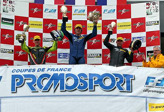 <b>Podium Finale 2 Promo Découverte (photo Gérard Delio/Photopress)</b>