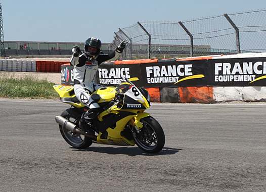 <b>Supersport : Thibaut Bertin – Yamaha (photo Gérard Delio/Photopress)</b>