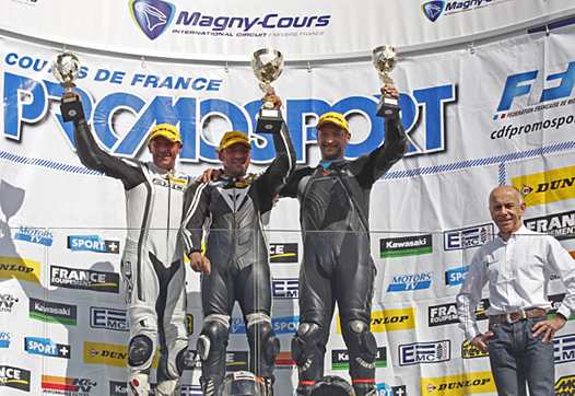 <b>Promo Découverte : Podium de la Finale 1 Groupe A (photo Gérard Delio/Photopress)</b>