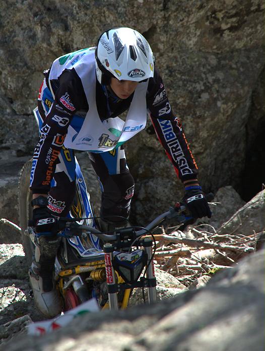 <b>Pierre Sauvage - Sherco (photo Jean Finiels/Trial-Club.com)</b>