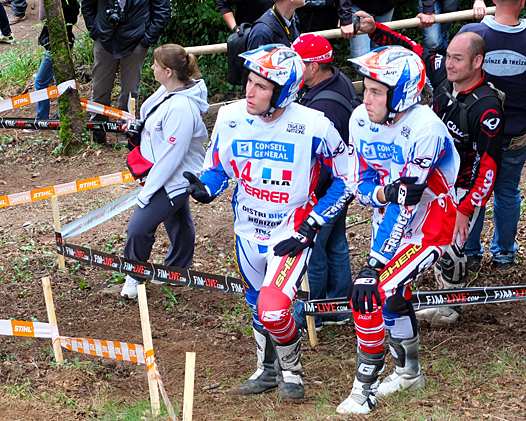 <b>Alexandre Ferrer - Sherco et Cédric Tempier - Sherco en repérage (photo Yume.com)</b>