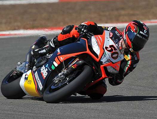 <b>Sylvain Guintoli - Aprilia (photo Aprilia Racing Team)</b>