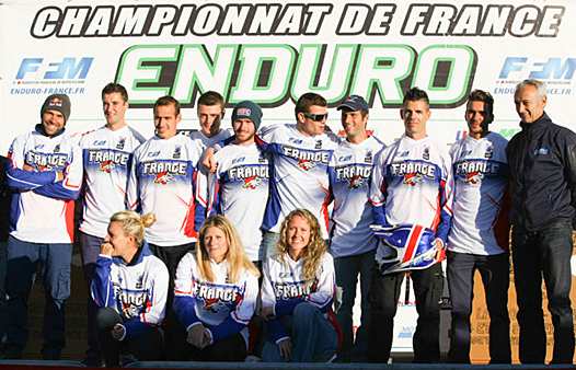 <b>Les trois sélections françaises et Philippe Thiébaut, Directeur Technique National.
</b>