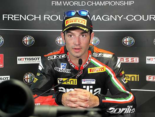 <b>Sylvain Guintoli - Aprilia (photo Yume.com)</b>