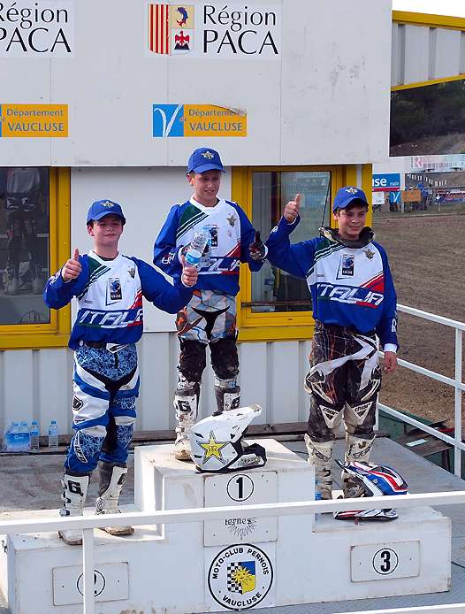 <b>Podium 85cc, 100% italien (photo Yume.com)</b>