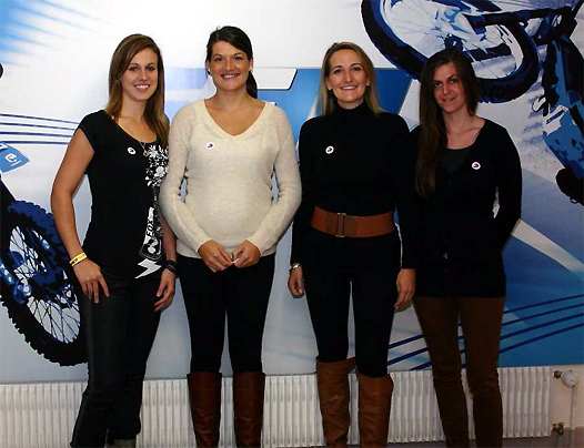 <b>Livia Lancelot, Ludivine Puy, Emma Clair et Ornella Ongaro (photo FFM)</b>