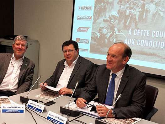 <b>Bernard Baudoux - Conseiller municipal du Touquet Paris-Plage et Président de l'ETO, Jacques Bolle - Président de la FFM et Daniel Fasquelle - Maire du Touquet Paris-Plage et Député du Pas-de-Calais (photo Yume.com)</b>