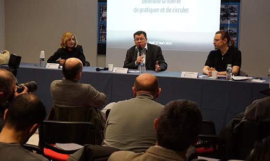 Edyth Quincé, Présidente du CODEVER, Jacques Bolle, Président de la FFM, Eric Thiollier, Délégué Général de la FFMC. (photo FFM)