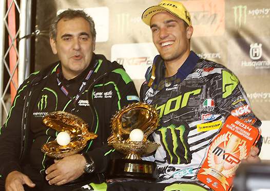 <b>Thierry Chizat Suzzoni - KRT et Gautier Paulin - Kawasaki (photo Pascal Haudiquert/Mediacross)</b>