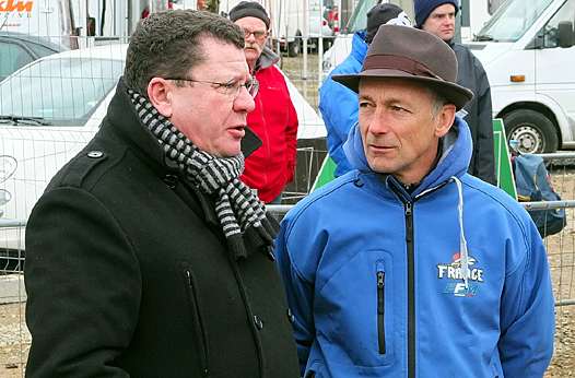<b>Jacques Bolle - Président de la FFM et Olivier Robert - Entraineur National Motocross FFM (photo Luc Guillaume)</b>