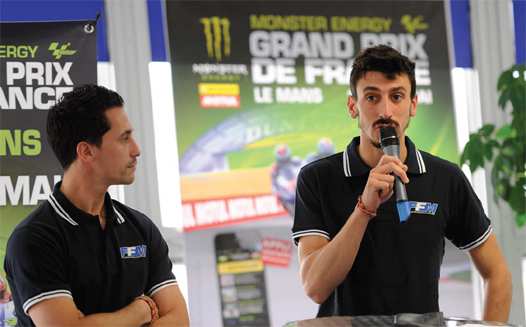 <b>Alexis Masbou - pilote Moto3 et Louis Rossi - Pilote Moto2 (photo PHA)</b>