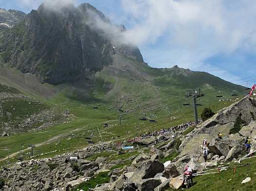 <b>Un paysage et des zones spectaculaires (photo Luc Guillaume)</b>