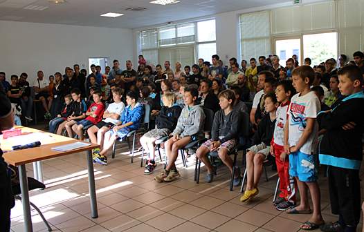 <b>Briefing détection du 6 août 2014 (photo CIP)</b>