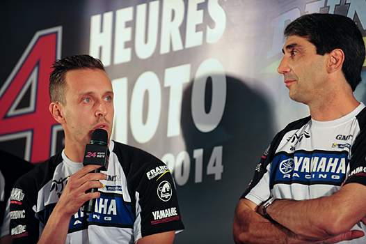 <b>Kenny Foray - Yamaha GMT94 et Christophe Guyot - Team Manager Yamaha GMT94 (photo Nicolas Cousseau/ACO)</b>
