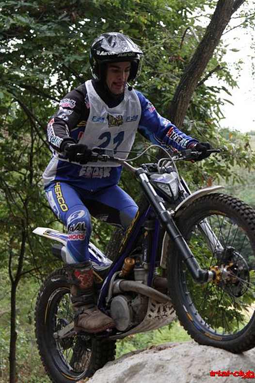 <b>Gaël Chatagno - Sherco, Champion de France S1 (photo Jean Finiels/www.trial-club.com)</b>