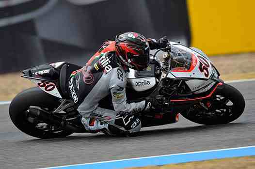 <b>Sylvain Guintoli - Aprilia (photo Aprilia Racing)</b>