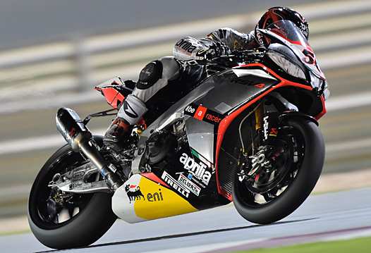 <b>Sylvain Guintoli - Aprilia (photo WSBK.com)</b>