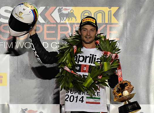 <b>Sylvain Guintoli - Aprilia (photo WSBK.com)</b>