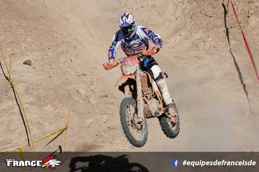 <i>L’Équipe de France Trophée n’a pas tremblé lors de cette 2ème journée de course à l’image de Christophe Nambotin, second. Photo : P. Haudiquert.</i>