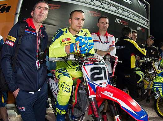 <b>Jean-Michel Bayle - Team manager HRC et Gautier Paulin - Honda (photo Honda Racing)</b>