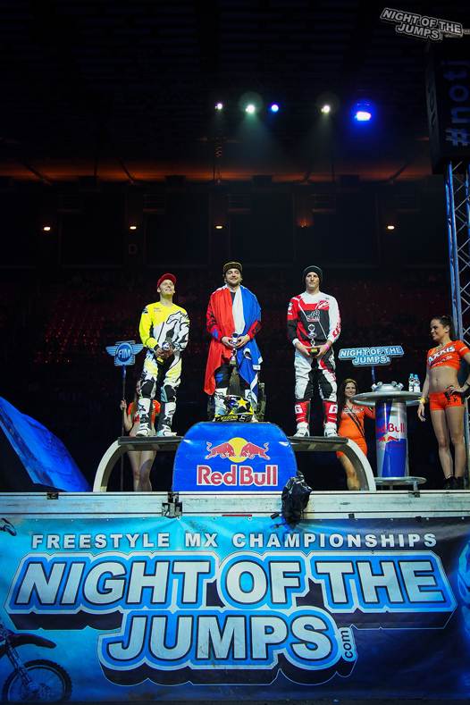 <b>Podium J1 : Maikel Melero - Yamaha, David Rinaldo - Yamaha et Rémi </b>