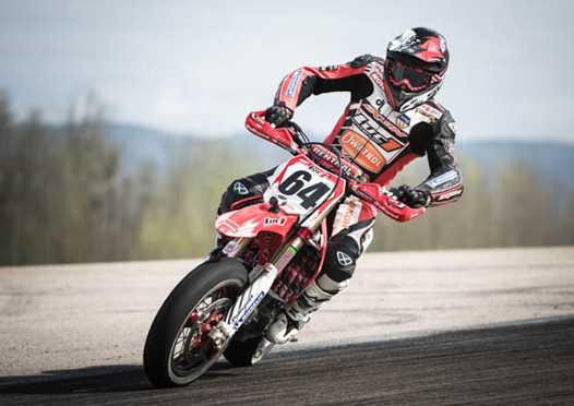<b>Sylvain Bidart - Honda (photo www.supermotard-france.fr)</b>