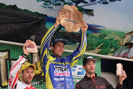 <b>Podium Expert : Loris Gubian - Gas Gas, Alexandre Ferrer - Sherco et Benoit Dagnicourt - Beta (photo Trial-club.com)</b>